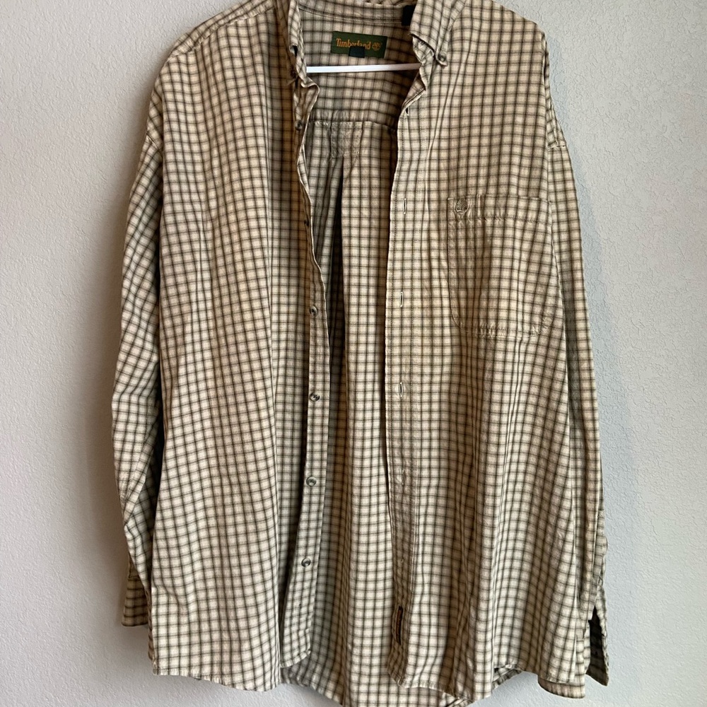 Timberland Green Checkered Shirt